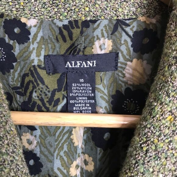 Alfani Womens Wool Blend Blazer Jacket Size 16 - Picture 4 of 14